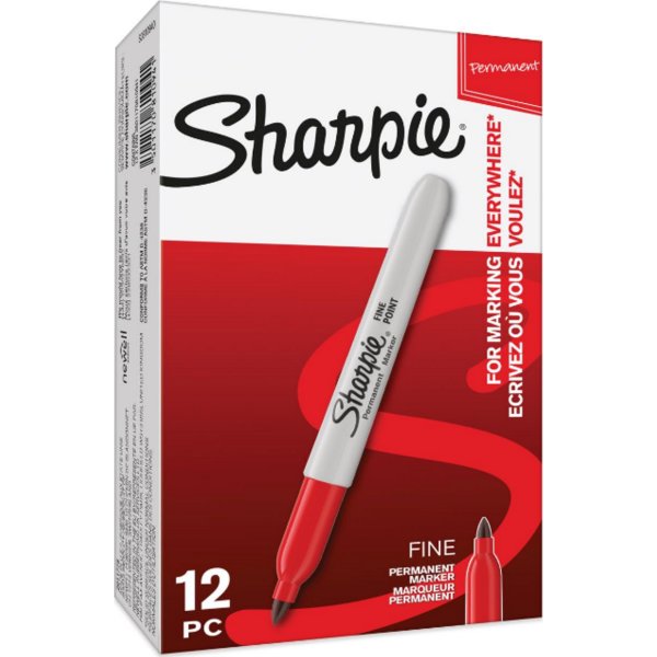 Sharpie Permanent Marker | F | Rød