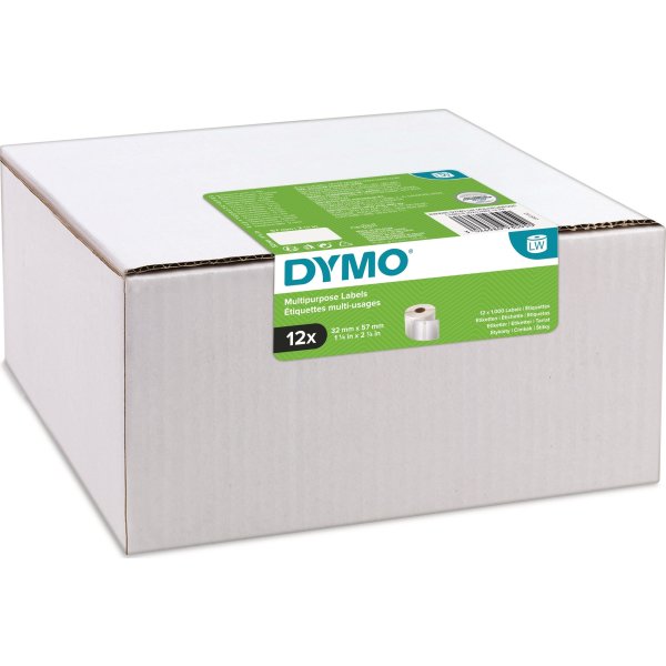 Dymo LabelWriter multietiket 32x57 mm, 12 ruller