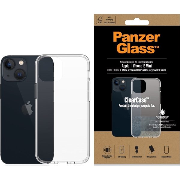 Panzerglass® ClearCase cover til iPhone 13 mini