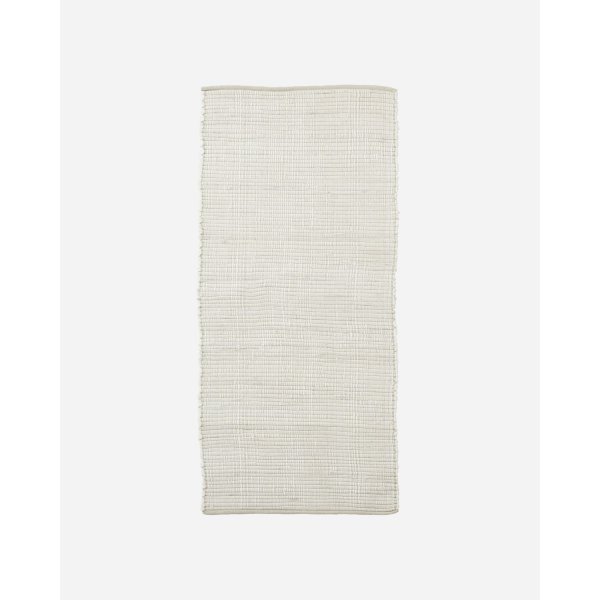 House Doctor Chindi tæppe, hvid L 160 x B 70 cm
