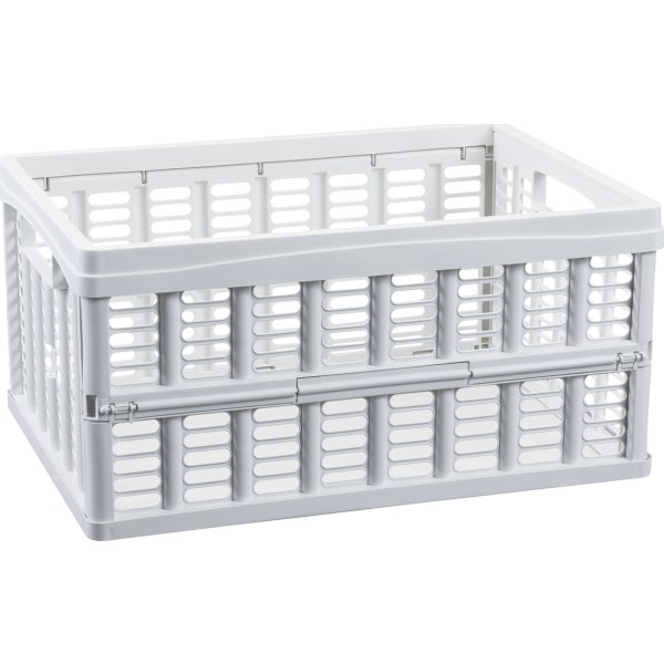 Plast Team, Basic vikbox, 49x36x24 cm, Vit
