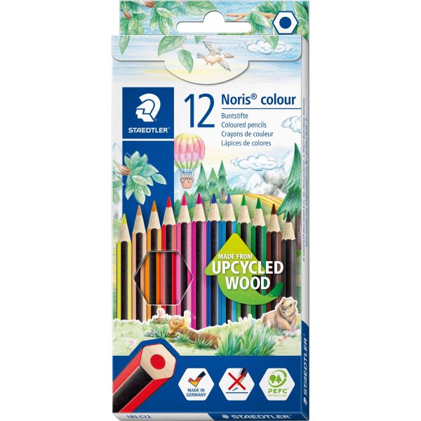 Staedtler Noris 185 Farveblyanter | 12 farver