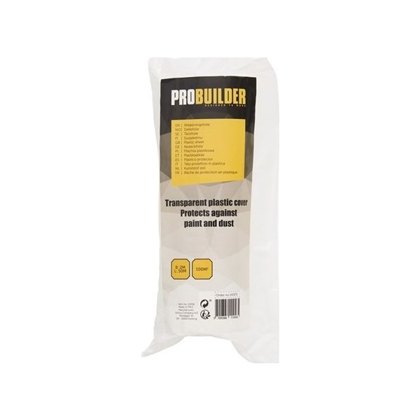 Probuilder Afdækningsfolie, 2x50 m