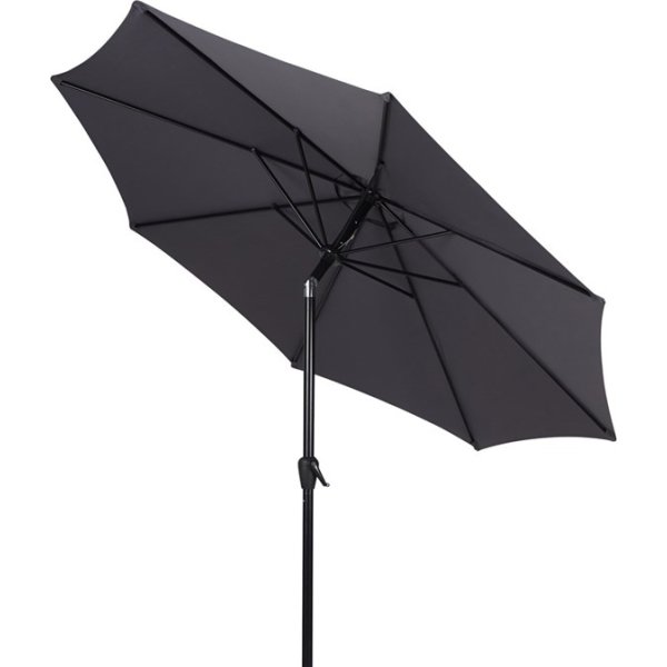Felix parasol m/krank og tilt, Ø3 m, grå