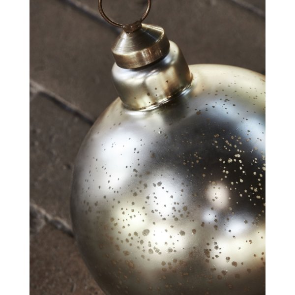 House Doctor Shine julepynt, Ø20 cm, mat guld