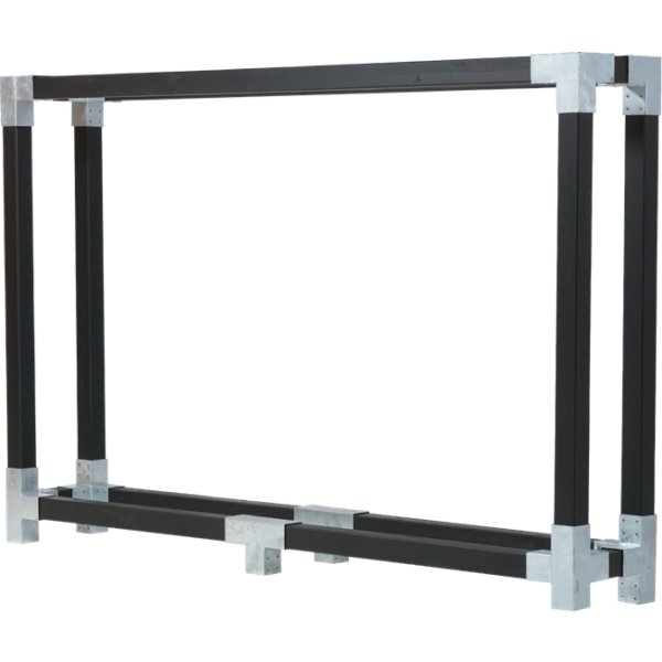 Plus Cubic Brændevæg, 286x50x180, Sort