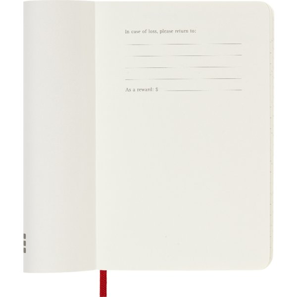 Moleskine Kalender S Pkt. Uge V Red Lomax A/S