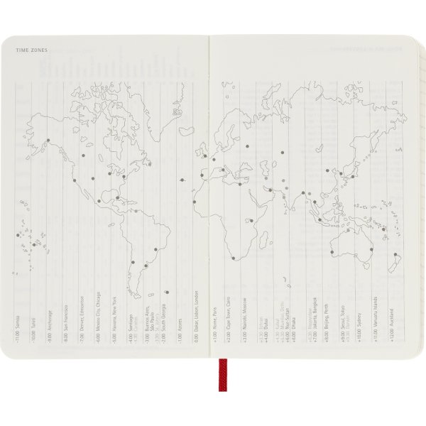Moleskine Kalender S Pkt. Uge V Red Lomax A/S