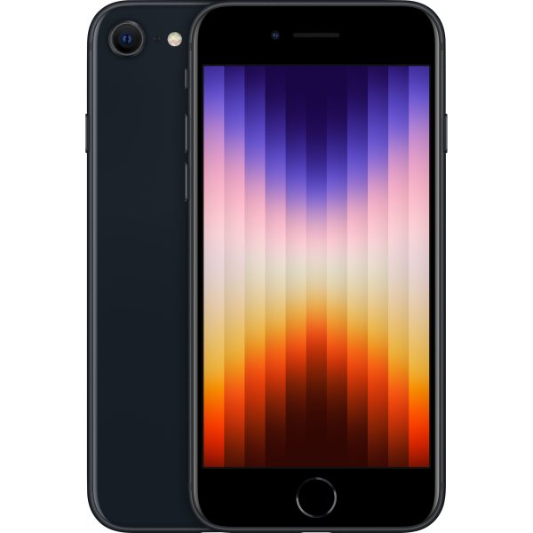 Apple iPhone SE (2022) 64GB, midnat - | Lomax