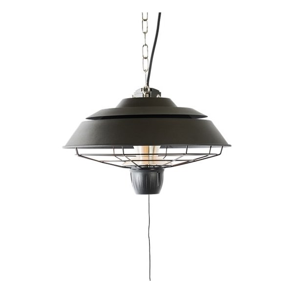 HORTUS terrassevarmer hængemodel 1500W, Ø42cm,sort