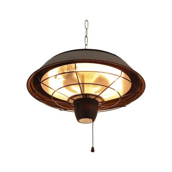 HORTUS terrassevarmer hængemodel 1500W, Ø42cm,sort