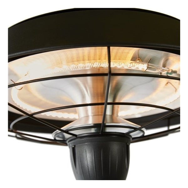 HORTUS terrassevarmer hængemodel 1500W, Ø42cm,sort