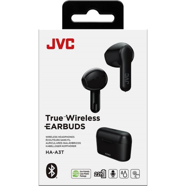 JVC HA-A3T True Wireless høretelefoner, sort