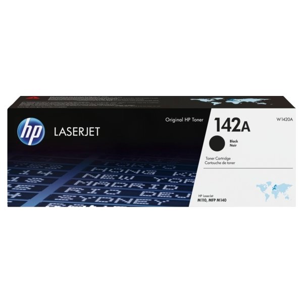 HP 142A LaserJet lasertoner, sort