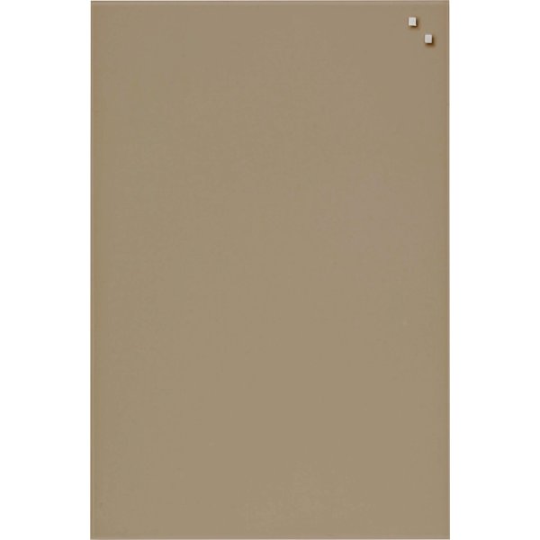 NAGA Glassboard magnetisk glastavle 40x60, beige