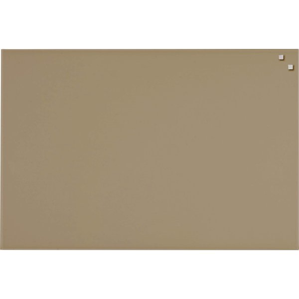 NAGA Glassboard magnetisk glastavle 60x80cm, beige