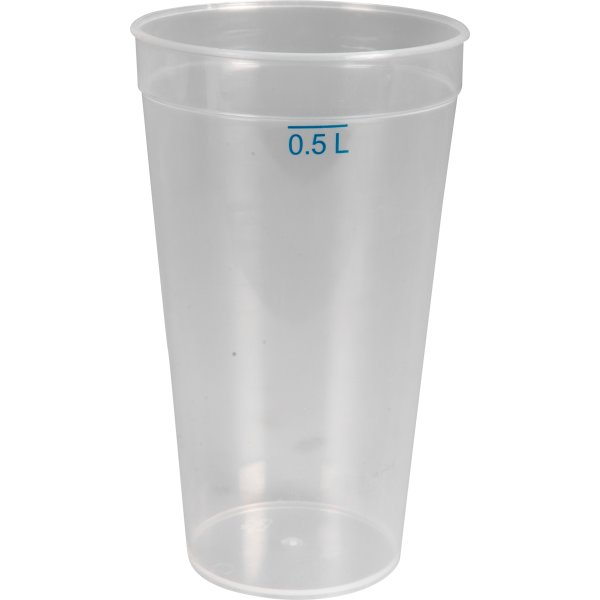 Plastdrikkeglas | Flergangsbrug | 50 cl | 12 stk.