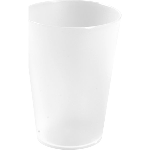 Plastikglas, Flergangsbrug, Hvid, 30 cl, 12 stk.