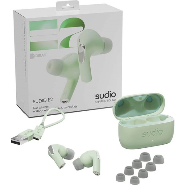 SUDIO E2 trådløse hovedtelefoner, grøn