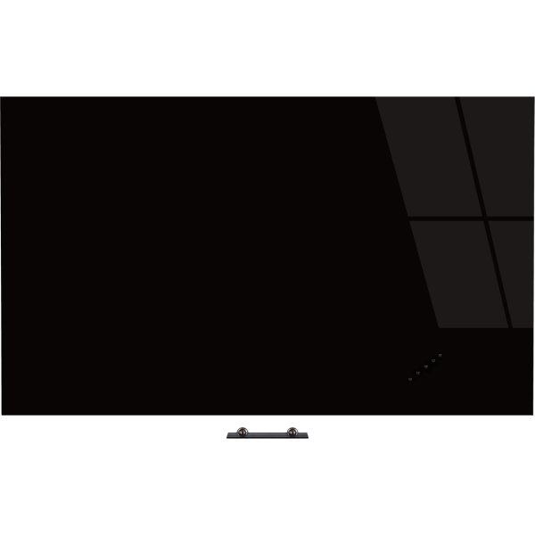 Glastavla Vanerum Bright 120 x 200 cm svart