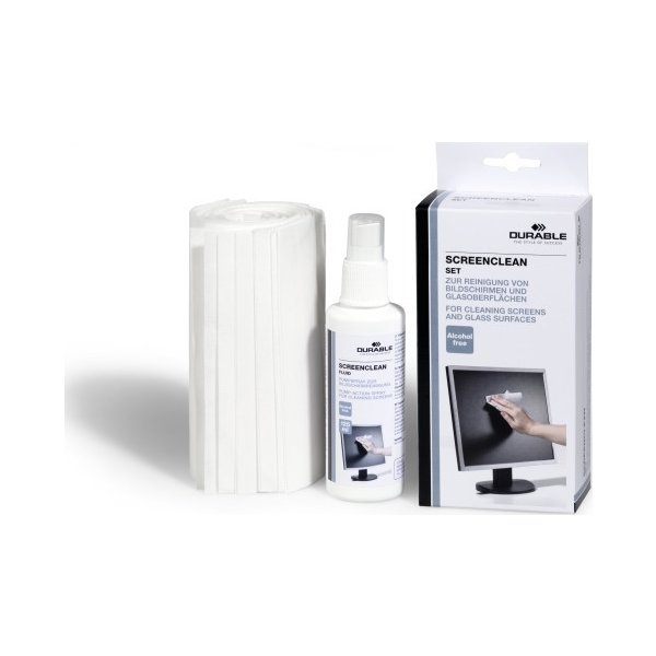 Durable Screenclean skärmrengöring 125 ml 20 st.