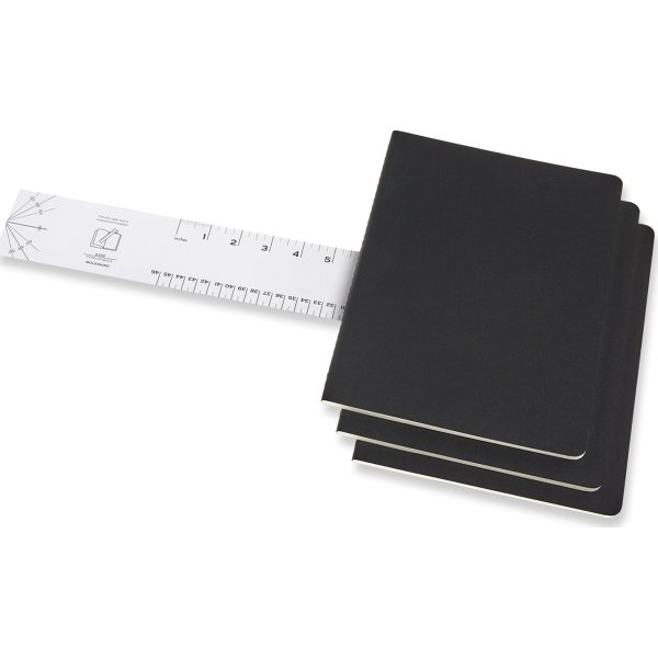 Moleskine Cahier Notesbog | XL | Dot. | Sort