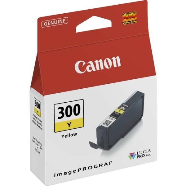 Canon PFI-300Y blækpatron, gul
