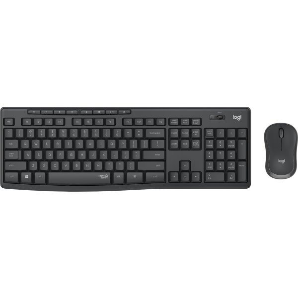 Logitech MK295 Silent trådløst tastatur/mus