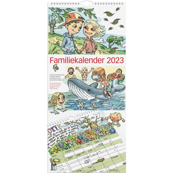 Mayland 2023 Familiekalender m/illustrationer