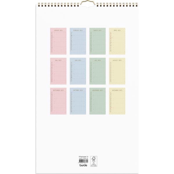 Mayland 2023 Familiekalender | Color
