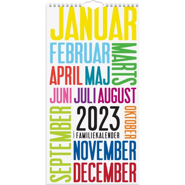 Mayland 2023 Familiekalender | TrendArt