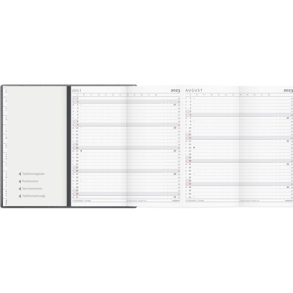 Mayland 2023 Index planner | Foldet kalender