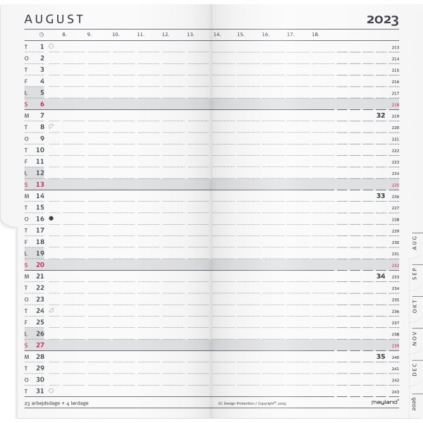 Mayland 2023 Index planner | Refill