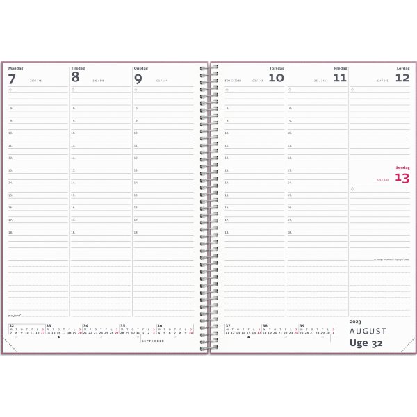 Mayland 2023 Ugekalender | Tekstilpræg | A5
