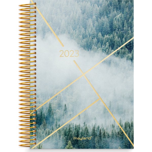 Mayland 2023 Spiralkalender | Tekstilpræg | 1 dag