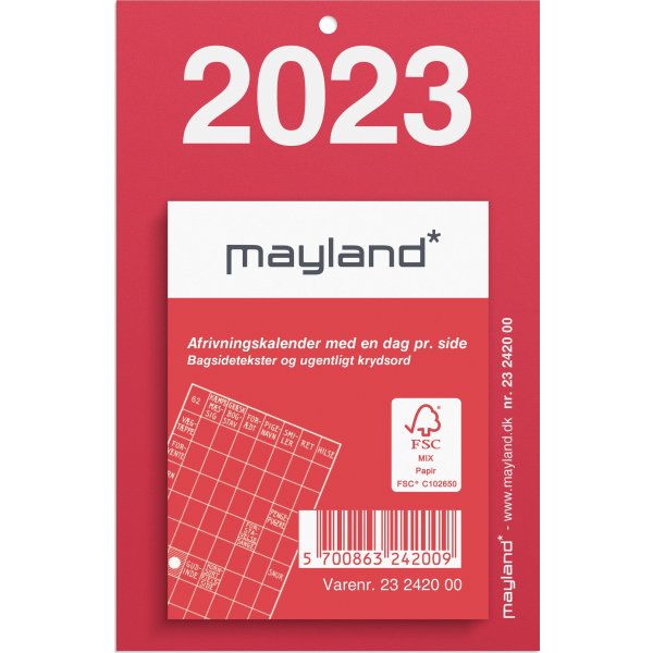 Mayland 2023 Afrivningskalender | Lille