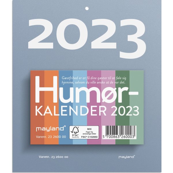 Mayland 2023 Afrivningskalender | Humør