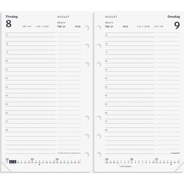 Mayland 2023 System PP dagkalender | 27 mm ringe