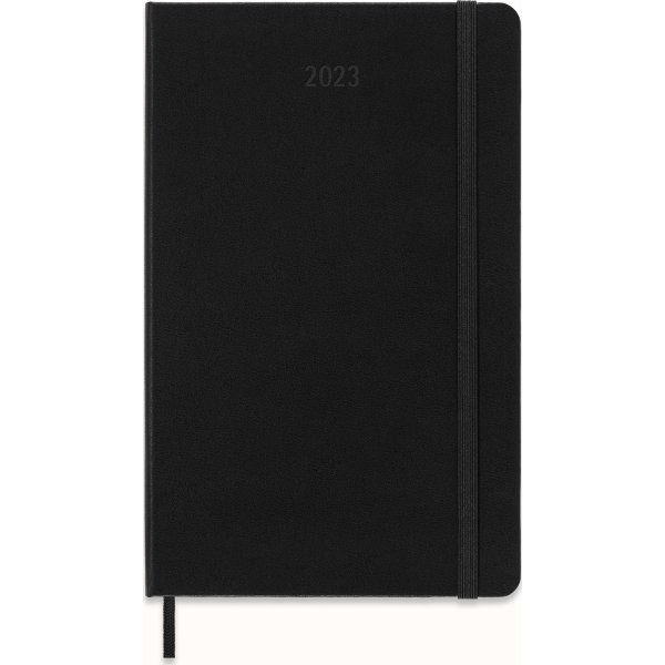 Moleskine Smart Planner 2023 Uge L Sort Lomax