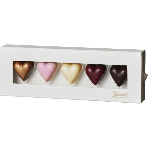 Xocolatl Hearts, 5 stk