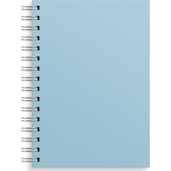 Burde Notesbog | Spiral | A5 | Linjeret | Blue