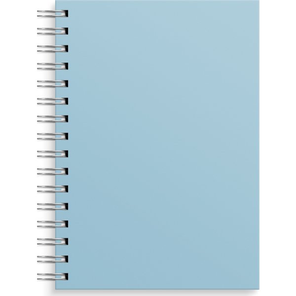 Burde Notesbog | Spiralryg | A5 | Blå
