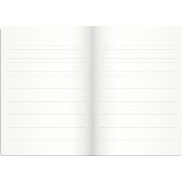 Burde Deluxe Notesbog, A5, linjeret, green