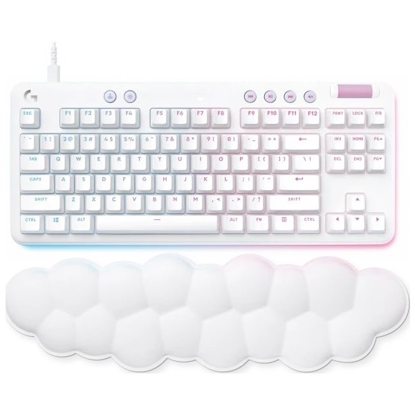 Logitech G713 Gaming keyboard, Lineær, hvid