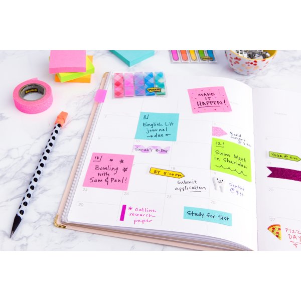 Post-it Super Sticky Notes | Energetic | 76x127 mm