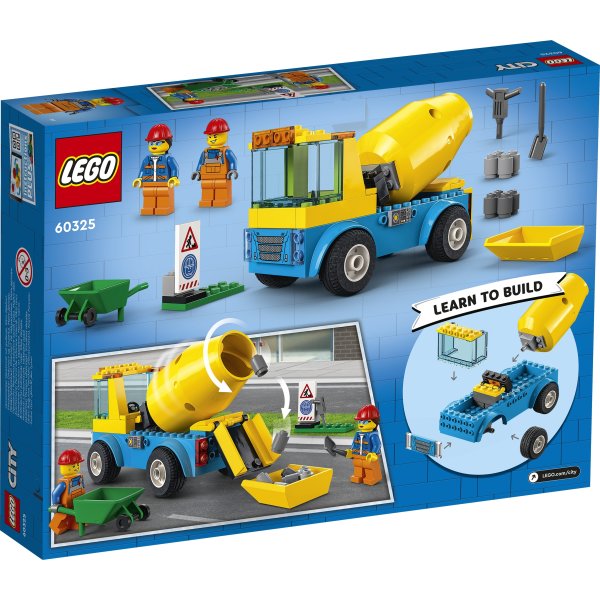 LEGO City 60325 Lastbil med cementblander