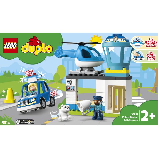 LEGO DUPLO 10959 Politistation og helikopter