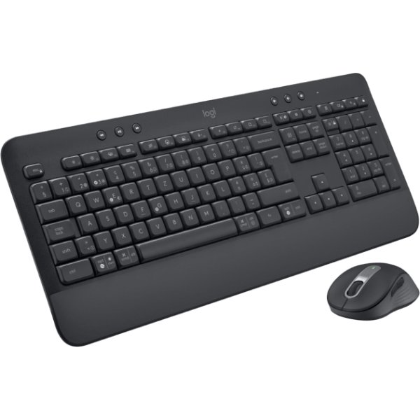 Logitech Signature MK650 Tastatur og mus-sæt, sort