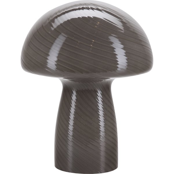 Bahne Mushroom bordlampe, lille grå