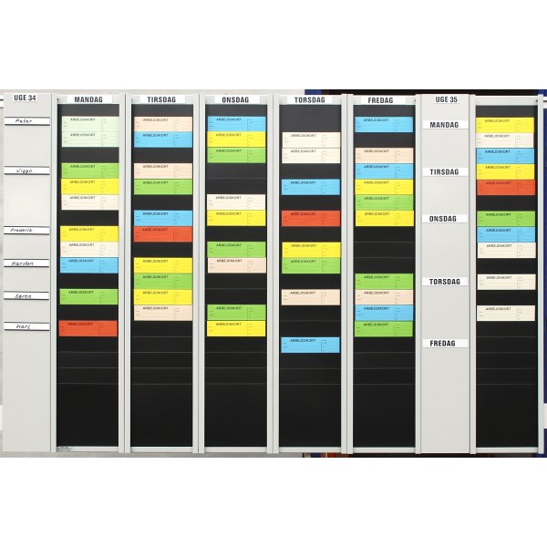 Kortmodul Plan-dex A6 cross-format 20 mm 54 st
